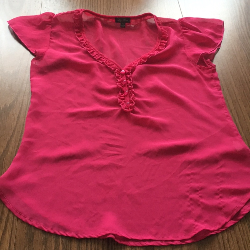Lily Rose pink blouse